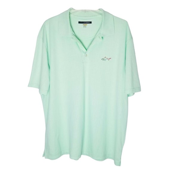 Greg Norman Collection Other - Greg Norman Play Dry Shirt Men Size XXL Green Short Sleeve